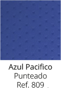 Color polipiel funda asiento medida azul pacifico punteado