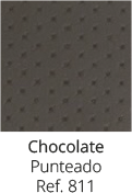 Color polipiel funda asiento medida gris medio chocolate punteado