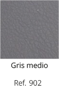 Color polipiel funda asiento medida gris medio